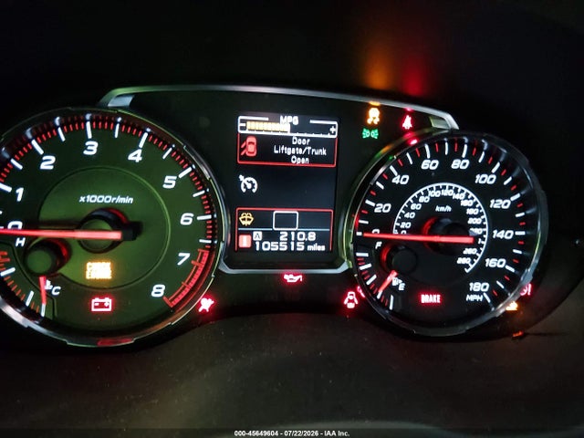 45649604 :رقم المزاد ، JF1VA1C66J9822149 vin ، 2018 Subaru Wrx Premium مزاد بيع
