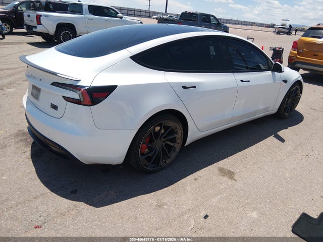 Продаж на аукціоні авто 2024 Tesla Model 3 Performance All-wheel Drive, vin: 5YJ3E1ET1RF784730, номер лоту: 45649776