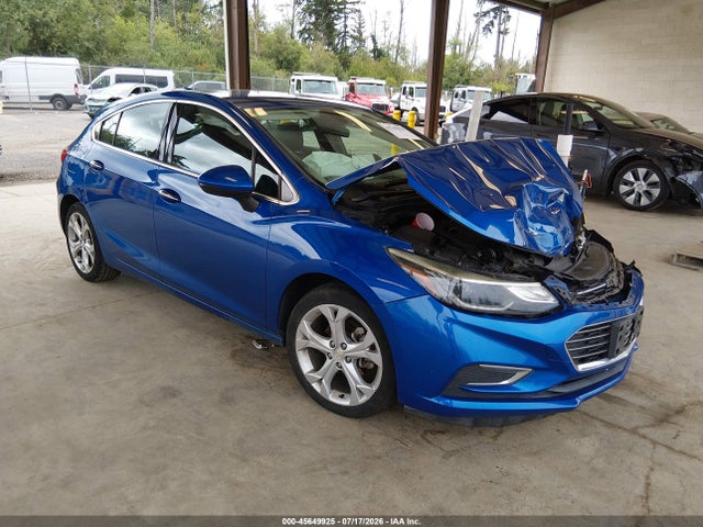 45649925 :رقم المزاد ، 3G1BF6SM7HS528075 vin ، 2017 Chevrolet Cruze Premier Auto مزاد بيع