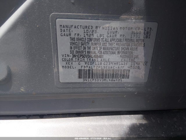 Nissan Kicks Sr Xtronic Cvt 2024 3N1CP5DV3RL486401 Image 9