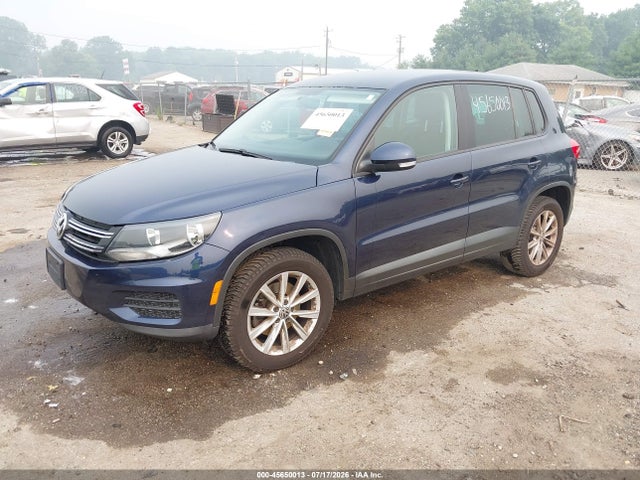 2014 Volkswagen Tiguan Se მანქანა იყიდება აუქციონზე, vin: WVGAV3AX7EW519372, აუქციონის ნომერი: 45650013