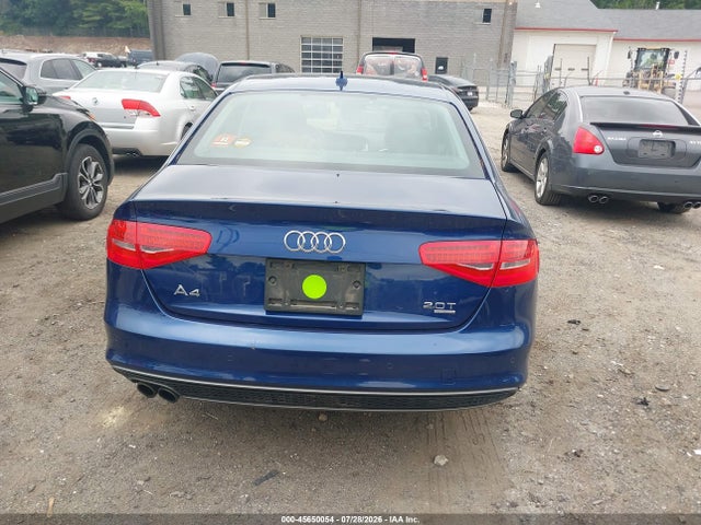 Продажа на аукционе авто 2014 Audi A4 2.0t Premium, vin: WAUFFAFL1EN038781, номер лота: 45650054