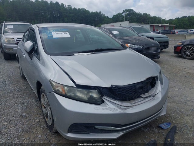 2013 Honda Civic Lx მანქანა იყიდება აუქციონზე, vin: 2HGFB2F5XDH593100, აუქციონის ნომერი: 45650148