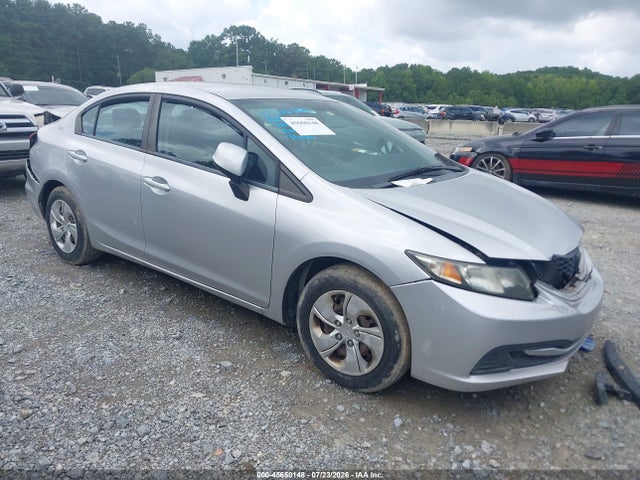 2013 Honda Civic Lx მანქანა იყიდება აუქციონზე, vin: 2HGFB2F5XDH593100, აუქციონის ნომერი: 45650148