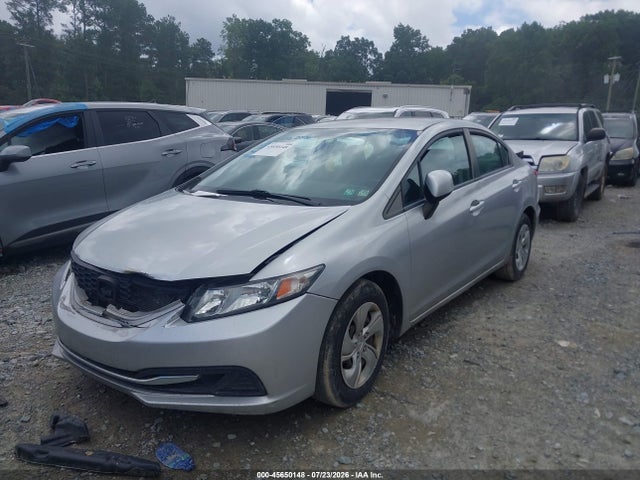 2013 Honda Civic Lx მანქანა იყიდება აუქციონზე, vin: 2HGFB2F5XDH593100, აუქციონის ნომერი: 45650148