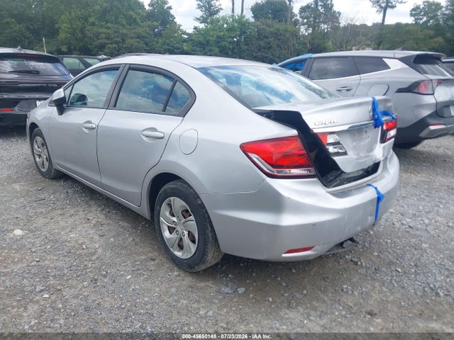 2013 Honda Civic Lx მანქანა იყიდება აუქციონზე, vin: 2HGFB2F5XDH593100, აუქციონის ნომერი: 45650148
