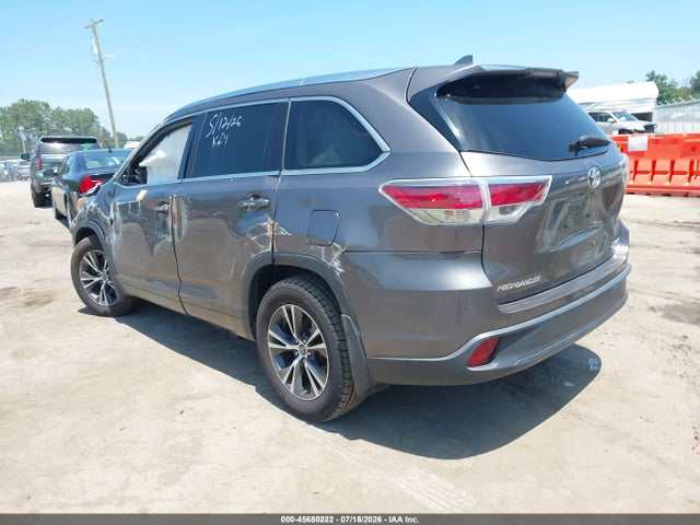 Aukcja sprzedaży 2016 Toyota Highlander Xle V6, vin: 5TDJKRFH4GS265446, numer aukcji: 45650222