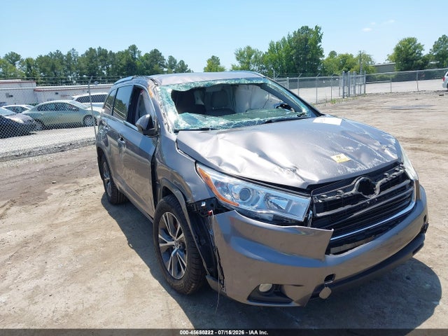 Aukcja sprzedaży 2016 Toyota Highlander Xle V6, vin: 5TDJKRFH4GS265446, numer aukcji: 45650222