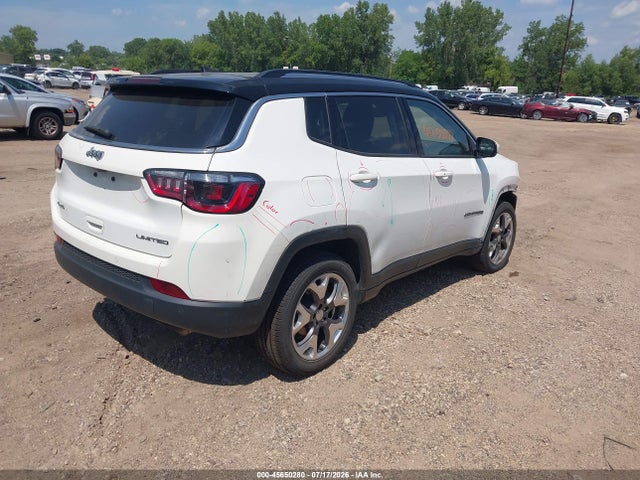Aukcja sprzedaży 2021 Jeep Compass Limited 4x4, vin: 3C4NJDCB5MT583522, numer aukcji: 45650280