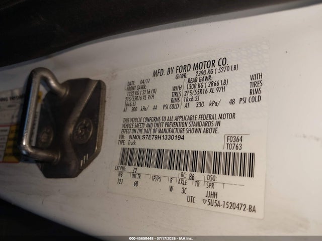 Ford Transit Connect Xl 2017 NM0LS7E79H1330194 Image 9