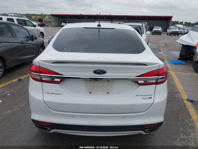 45650449 :رقم المزاد ، 3FA6P0D90JR138384 vin ، 2018 Ford Fusion Titanium مزاد بيع