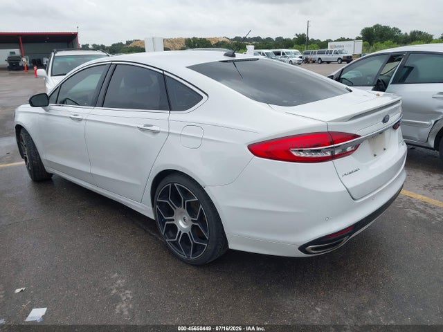 45650449 :رقم المزاد ، 3FA6P0D90JR138384 vin ، 2018 Ford Fusion Titanium مزاد بيع