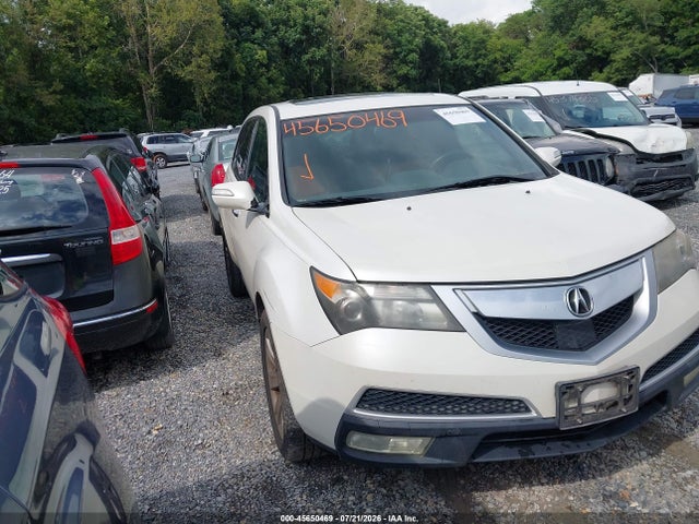 2011 Acura Mdx Advance Package მანქანა იყიდება აუქციონზე, vin: 2HNYD2H78BH512456, აუქციონის ნომერი: 45650469
