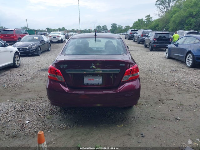 2020 Mitsubishi Mirage G4 Le მანქანა იყიდება აუქციონზე, vin: ML32F4FJ8LHF06198, აუქციონის ნომერი: 45650614
