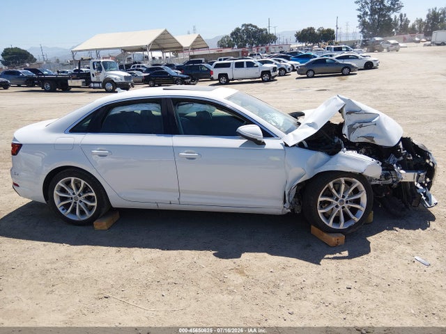 2019 Audi A4 40 Premium მანქანა იყიდება აუქციონზე, vin: WAUHMAF46KA108446, აუქციონის ნომერი: 45650625