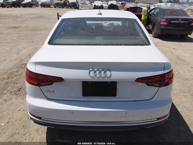 2019 Audi A4 40 Premium მანქანა იყიდება აუქციონზე, vin: WAUHMAF46KA108446, აუქციონის ნომერი: 45650625