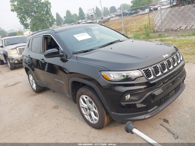 45650691 :رقم المزاد ، 3C4NJDBN6ST580766 vin ، 2025 Jeep Compass Latitude 4x4 مزاد بيع