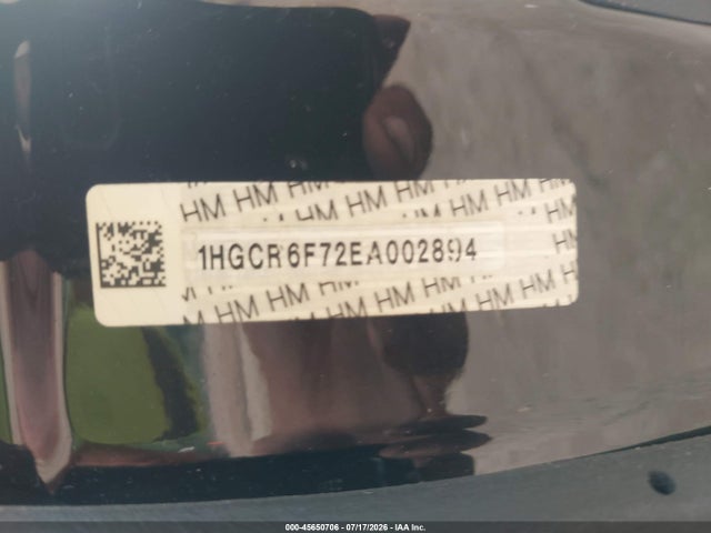 Продажа на аукционе авто 2014 Honda Accord Hybrid Touring, vin: 1HGCR6F72EA002894, номер лота: 45650706