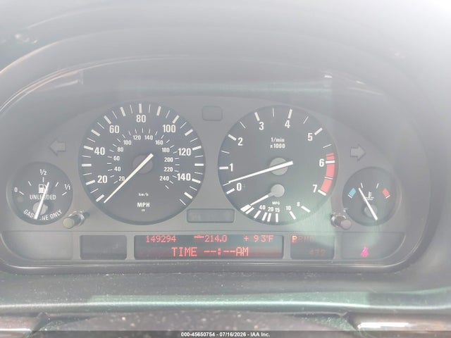 2000 Bmw 740il მანქანა იყიდება აუქციონზე, vin: WBAGH8348YDP07868, აუქციონის ნომერი: 45650754