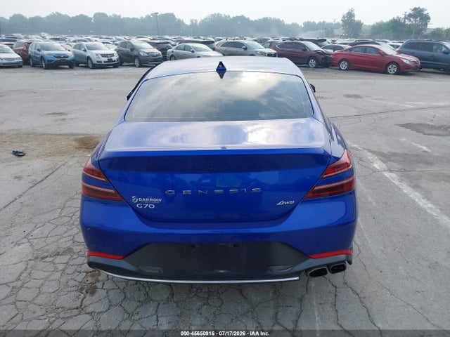 Aukcja sprzedaży 2022 Genesis G70 2.0t Awd, vin: KMTG34TA1NU087958, numer aukcji: 45650916