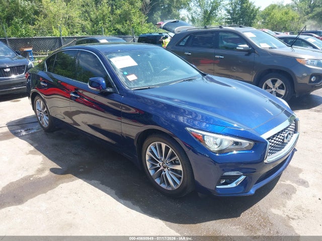 45650949 :رقم المزاد ، JN1EV7BR1RM631859 vin ، 2024 Infiniti Q50 Luxe Awd مزاد بيع