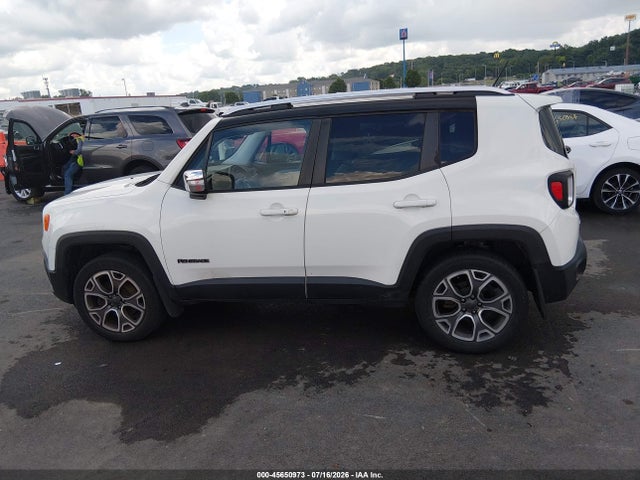 Продаж на аукціоні авто 2016 Jeep Renegade Limited, vin: ZACCJBDT3GPD16846, номер лоту: 45650973