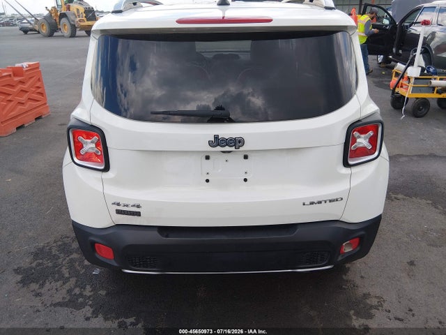 Продаж на аукціоні авто 2016 Jeep Renegade Limited, vin: ZACCJBDT3GPD16846, номер лоту: 45650973