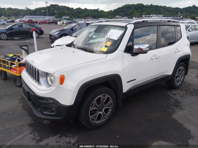 Продаж на аукціоні авто 2016 Jeep Renegade Limited, vin: ZACCJBDT3GPD16846, номер лоту: 45650973