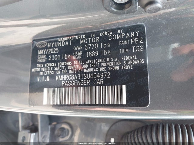 Hyundai Venue Sel 2025 KMHRC8A31SU404972 Image 9