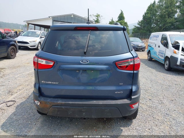 Продаж на аукціоні авто 2022 Ford Ecosport Se, vin: MAJ6S3GL3NC460027, номер лоту: 45651135