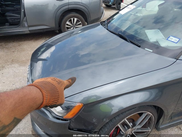2015 Audi S3 2.0t Premium Plus მანქანა იყიდება აუქციონზე, vin: WAUBFGFF5F1031238, აუქციონის ნომერი: 45651170
