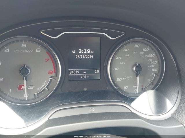 2015 Audi S3 2.0t Premium Plus მანქანა იყიდება აუქციონზე, vin: WAUBFGFF5F1031238, აუქციონის ნომერი: 45651170