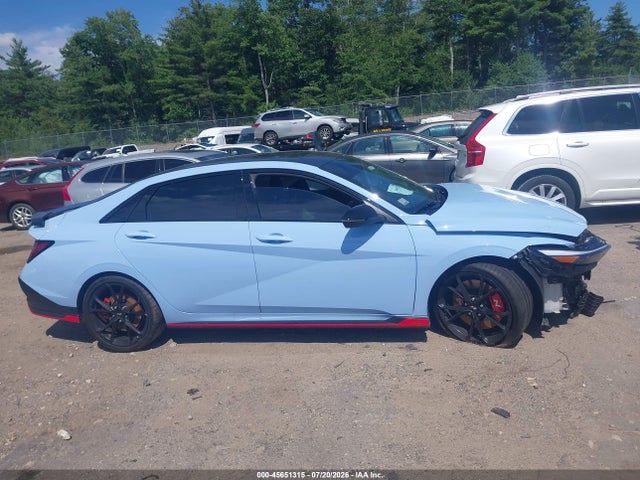 2025 Hyundai Elantra N მანქანა იყიდება აუქციონზე, vin: KMHLW4DK8SU027467, აუქციონის ნომერი: 45651315