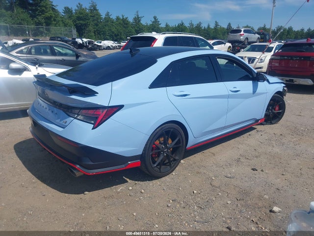 2025 Hyundai Elantra N მანქანა იყიდება აუქციონზე, vin: KMHLW4DK8SU027467, აუქციონის ნომერი: 45651315