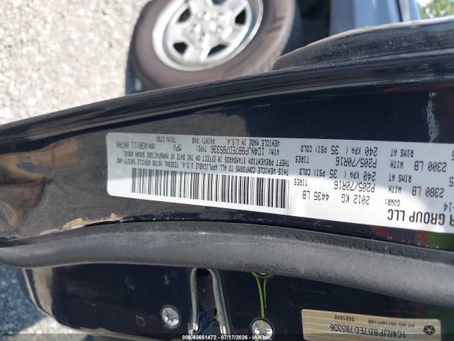 Продажа на аукционе авто 2014 Jeep Patriot Sport, vin: 1C4NJPBB7ED785336, номер лота: 45651472