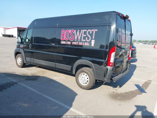 2021 Ram Promaster 2500 High Roof 159 Wb მანქანა იყიდება აუქციონზე, vin: 3C6LRVDG4ME538230, აუქციონის ნომერი: 45651477