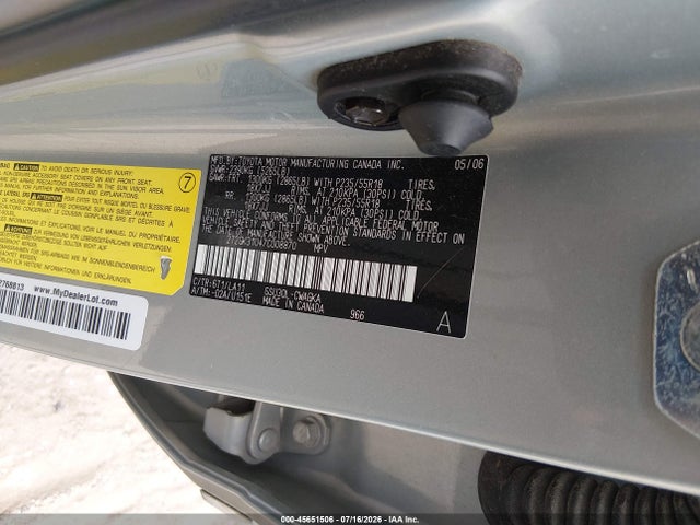 2007 Lexus Rx 350 მანქანა იყიდება აუქციონზე, vin: 2T2GK31U47C008870, აუქციონის ნომერი: 45651506
