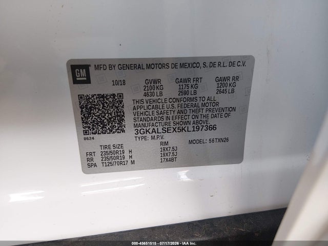 GMC Terrain Denali 2019 3GKALSEX5KL197366 Image 9