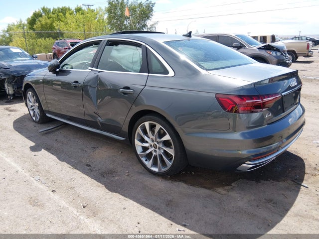 Продажа на аукционе авто 2023 Audi A4 Premium Plus 45 Tfsi S Line Quattro S Tronic, vin: WAUEAAF46PN003532, номер лота: 45651564