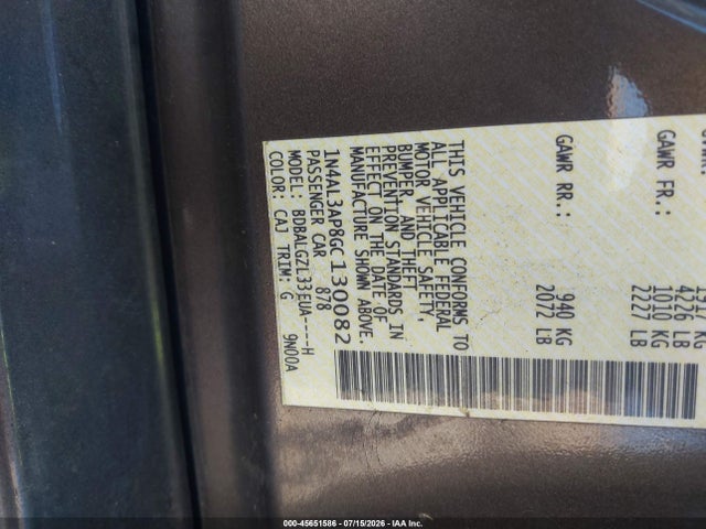 Nissan Altima 2.5 S 2016 1N4AL3AP8GC130082 Image 9