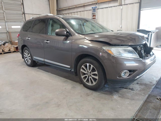 2015 Nissan Pathfinder Sl მანქანა იყიდება აუქციონზე, vin: 5N1AR2MMXFC719620, აუქციონის ნომერი: 45651721