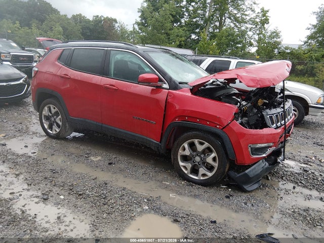 Aukcja sprzedaży 2020 Jeep Compass Limited 4x4, vin: 3C4NJDCB8LT242968, numer aukcji: 45651807