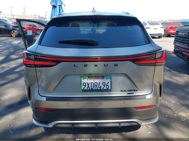 2026 Lexus Nx 450h+ F Sport Handling მანქანა იყიდება აუქციონზე, vin: JTJKKCFZ0T2077340, აუქციონის ნომერი: 45651858