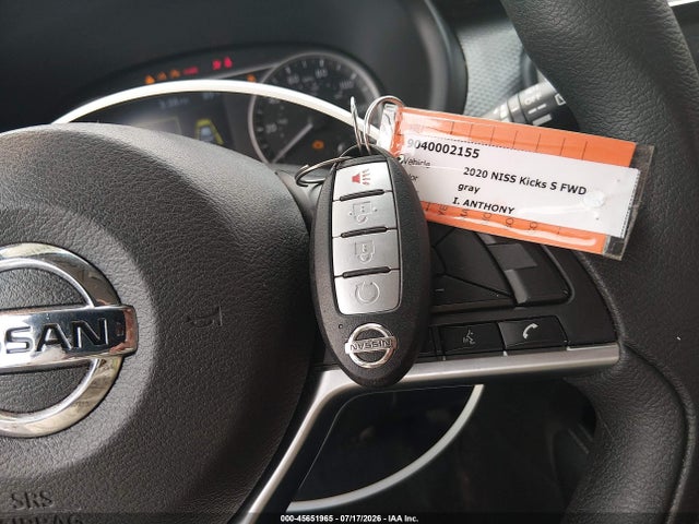 Aukcja sprzedaży 2020 Nissan Kicks Sv Xtronic Cvt, vin: 3N1CP5CVXLL506846, numer aukcji: 45651965
