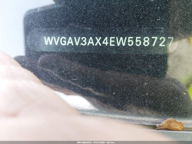 45652024 :رقم المزاد ، WVGAV3AX4EW558727 vin ، 2014 Volkswagen Tiguan R-line مزاد بيع