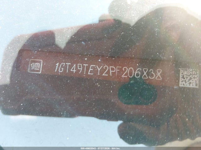 Aukcja sprzedaży 2023 Gmc Sierra 3500hd 4wd  Long Bed Sle, vin: 1GT49TEY2PF206838, numer aukcji: 45652043