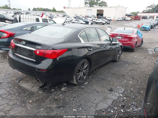 Продаж на аукціоні авто 2014 Infiniti Q50 Premium, vin: JN1BV7APXEM683844, номер лоту: 45652090