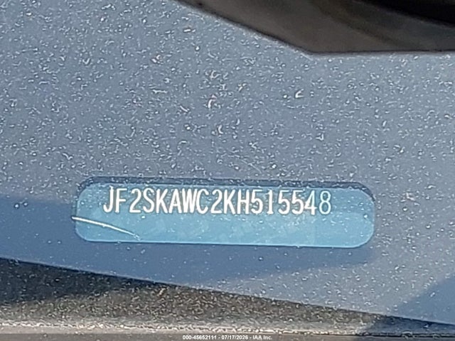 Продажа на аукционе авто 2019 Subaru Forester Touring, vin: JF2SKAWC2KH515548, номер лота: 45652111