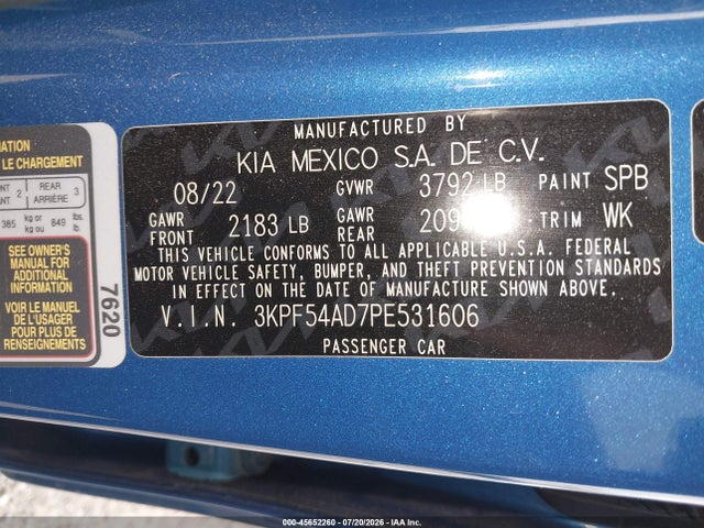 KIA Forte Gt-line 2023 3KPF54AD7PE531606 Image 9