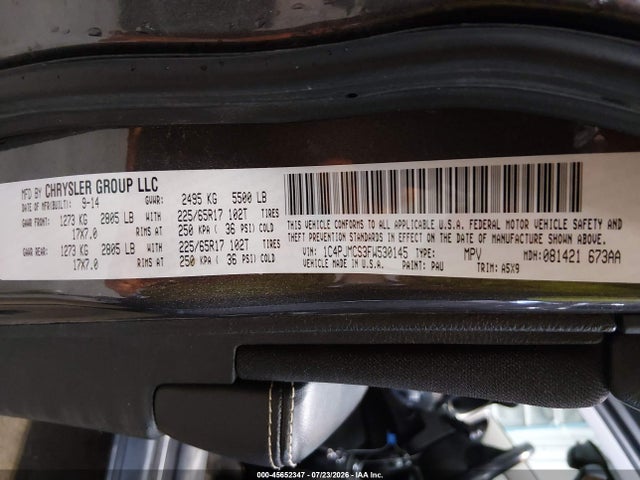 Jeep Cherokee Latitude 2015 1C4PJMCS3FW530145 Image 9